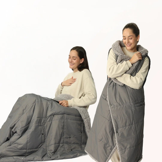 Manteau Sac de Couchage Femme Confortable et Polyvalent 0
