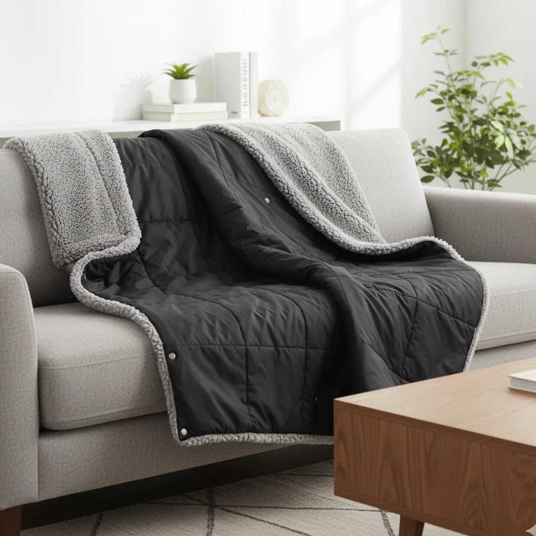 Manteau Sac de Couchage Femme Confortable et Polyvalent 1