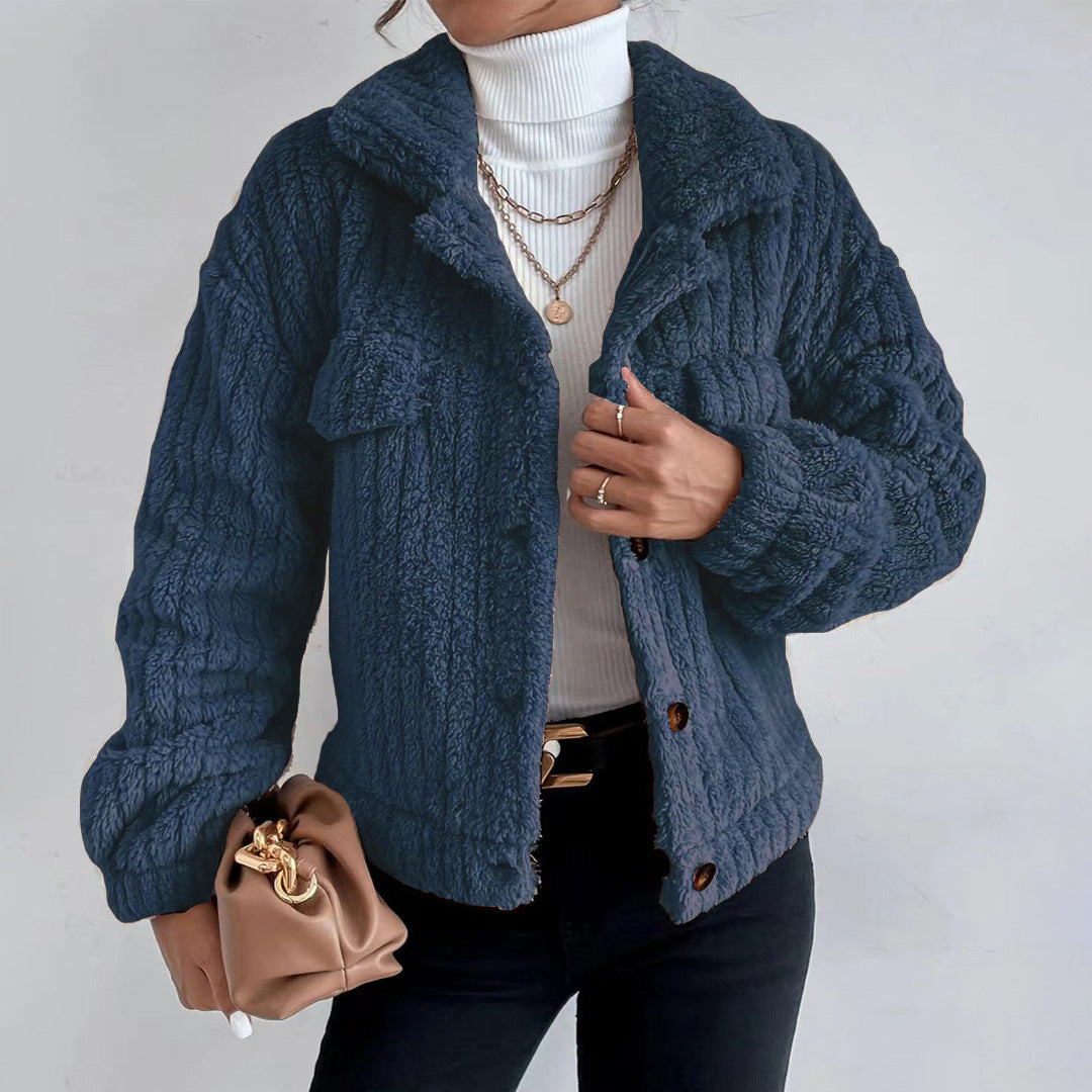 Manteau Teddy Femme en Fausse Fourrure Oversized 4