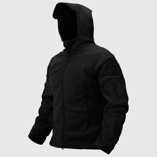 Manteau Thermique pour Hommes à Capuche avec Fermeture Éclair 1