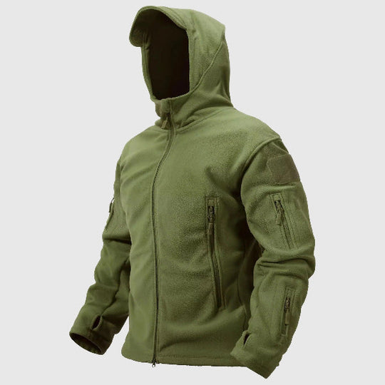 Manteau Thermique pour Hommes à Capuche avec Fermeture Éclair 2