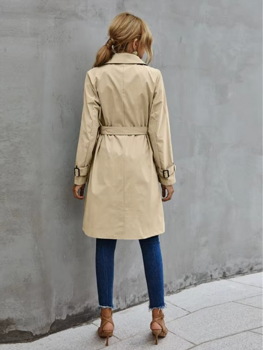 Manteau Trench Femme Classique à Double Boutonnage 2