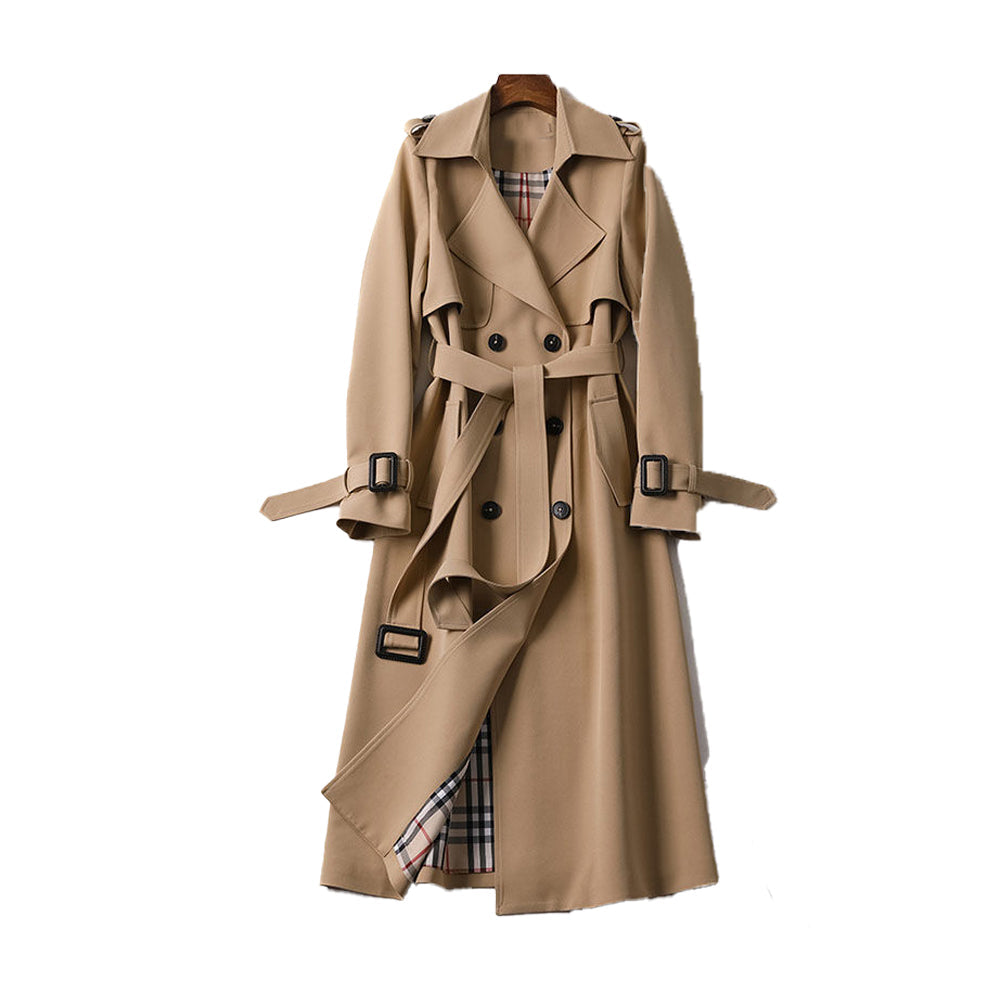Manteau Trench pour Femmes à Double Boutonnage 0