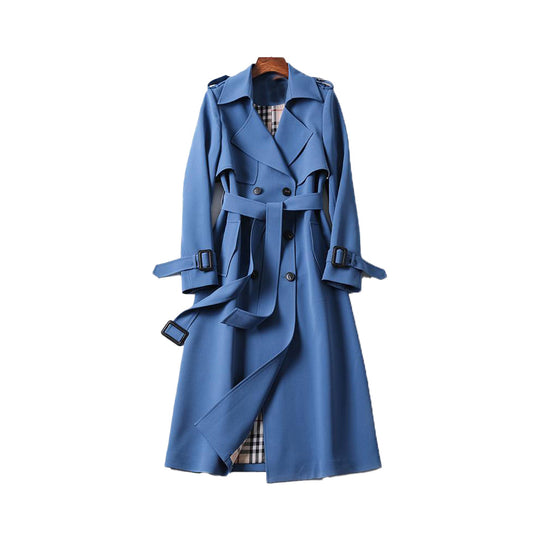 Manteau Trench pour Femmes à Double Boutonnage 11