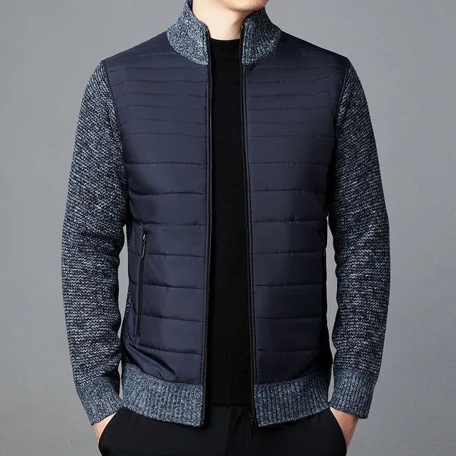 Manteau Tricoté Classique pour Hommes 1