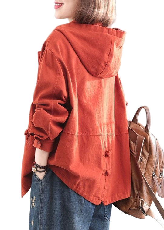Manteau à Capuche Décontracté en Denim 0