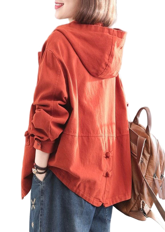 Manteau à Capuche Décontracté en Denim 0