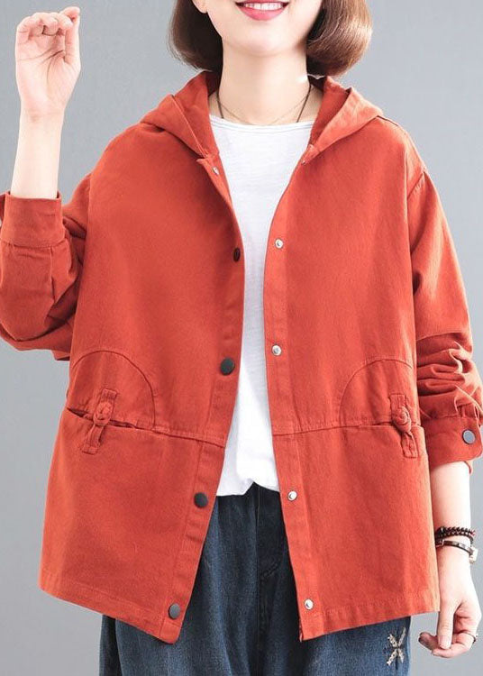 Manteau à Capuche Décontracté en Denim 1