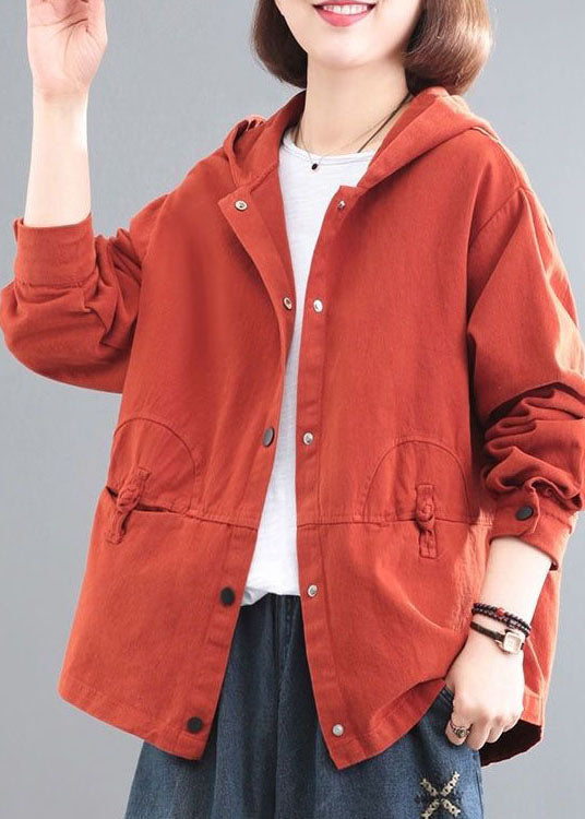 Manteau à Capuche Décontracté en Denim 2