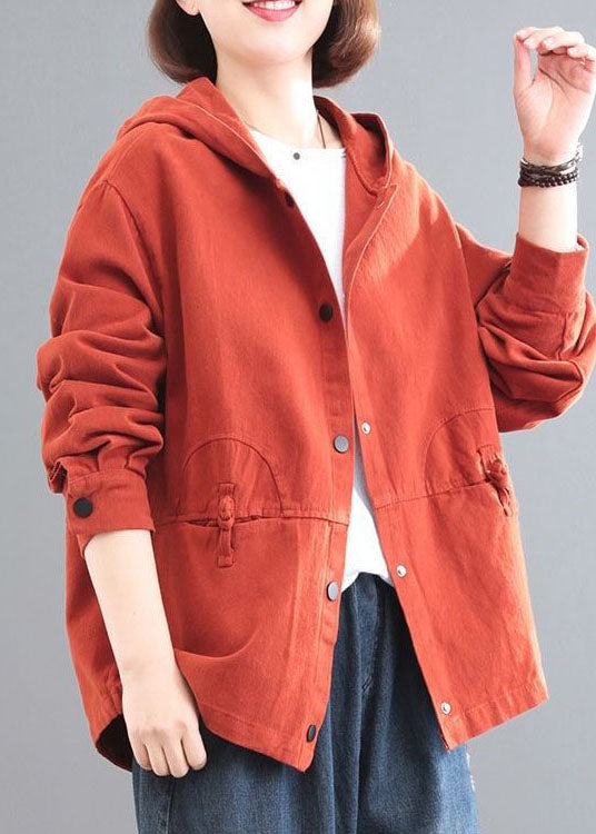 Manteau à Capuche Décontracté en Denim 3