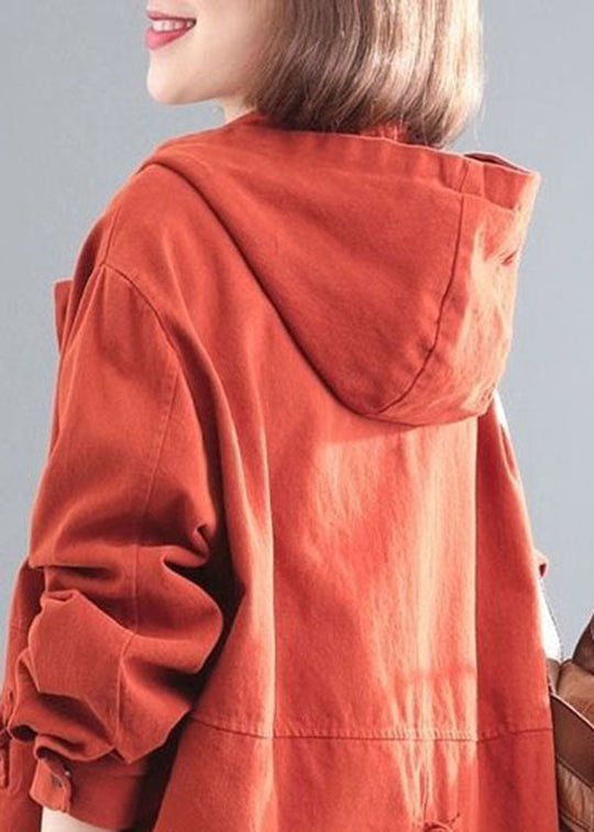 Manteau à Capuche Décontracté en Denim 4