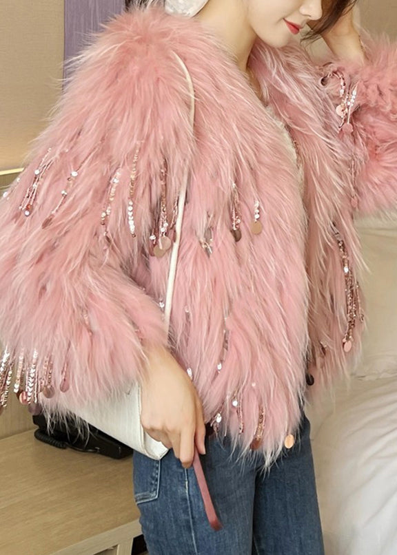 Manteau d'Hiver Bohème à Paillettes 3