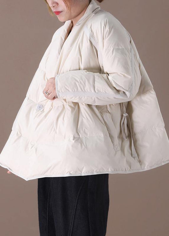 Manteau d'Hiver Oversize Noir à Col Montant 1
