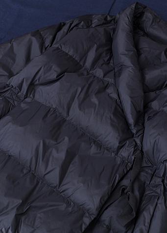 Manteau d'Hiver Oversize Noir à Col Montant 4