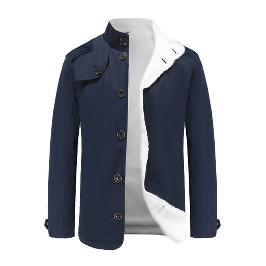 Manteau d'Hiver Pour Hommes en Fleece Doublé 1