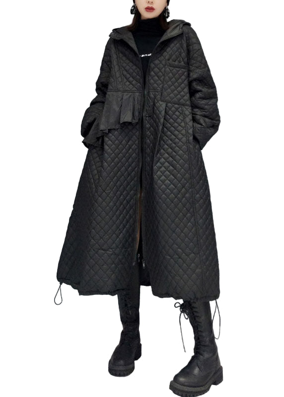 Manteau d'Hiver à Capuche pour Femmes avec Poches 0
