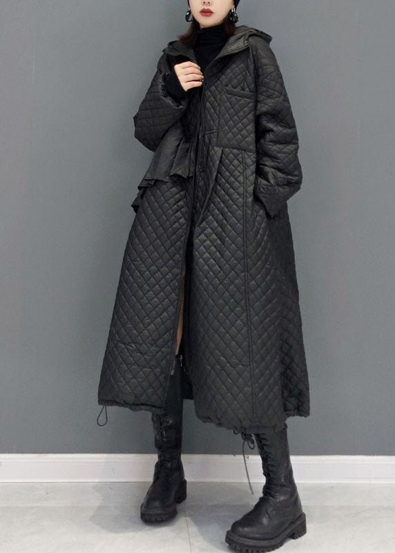 Manteau d'Hiver à Capuche pour Femmes avec Poches 1