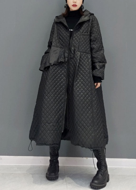 Manteau d'Hiver à Capuche pour Femmes avec Poches 2