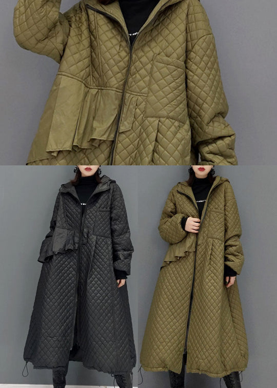 Manteau d'Hiver à Capuche pour Femmes avec Poches 4