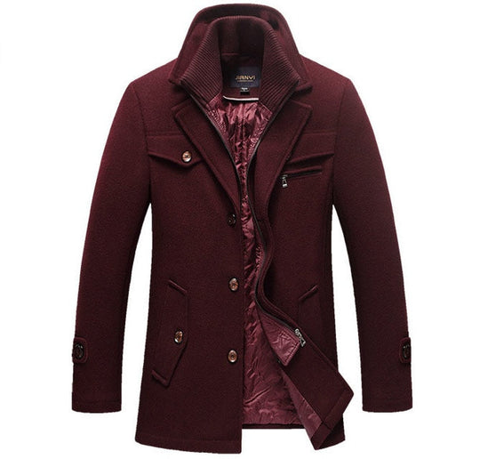 Manteau d'Hiver en Laine pour Hommes 5