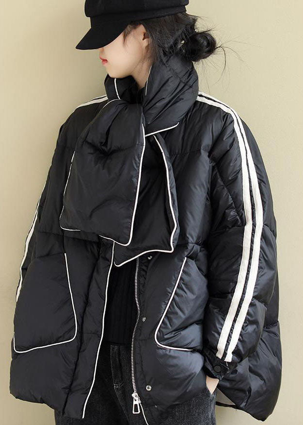 Manteau d'hiver Ample avec Poches Zippées 2