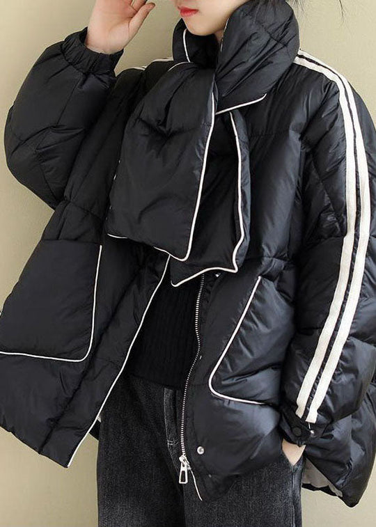 Manteau d'hiver Ample avec Poches Zippées 3