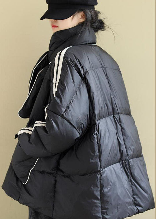 Manteau d'hiver Ample avec Poches Zippées 4