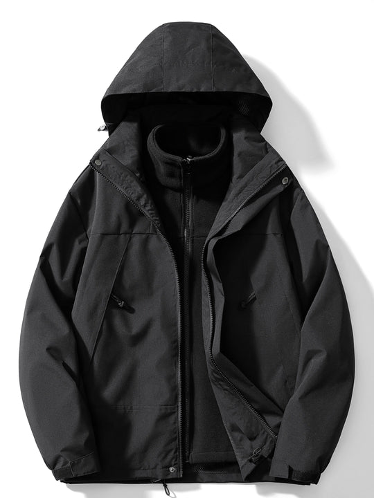 Manteau d'hiver Femme 3 en 1 Pratique 4