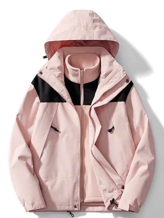 Manteau d'hiver Femme 3 en 1 Pratique 6