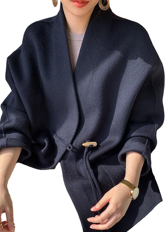 Manteau d'hiver Femme à Pompons et Poches Oversize 0