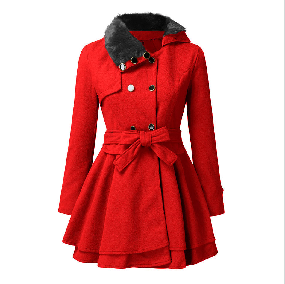 Manteau d'hiver Long pour Femme Chic 3