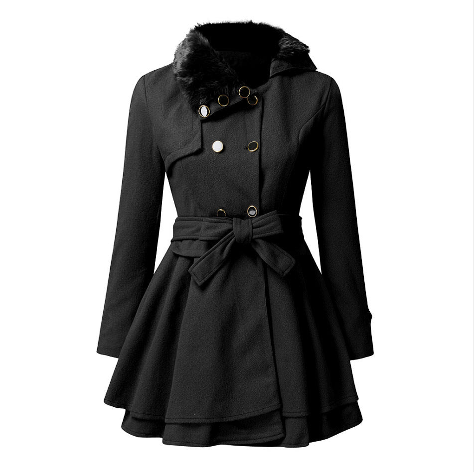 Manteau d'hiver Long pour Femme Chic 4