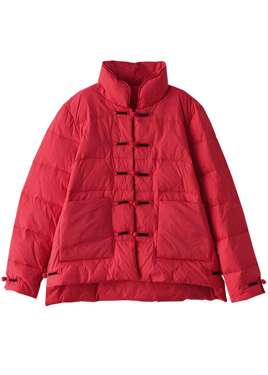 Manteau d'hiver Vintage à Col Montant 4