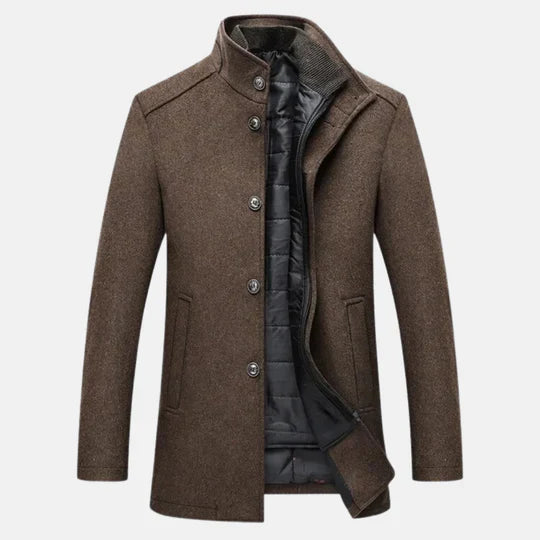 Manteau en Laine pour Femme avec Coupe Ajustée 0