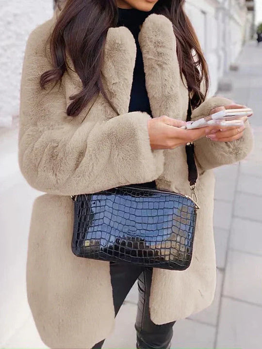 Manteau en Teddy pour Femmes - Style Oversized 5