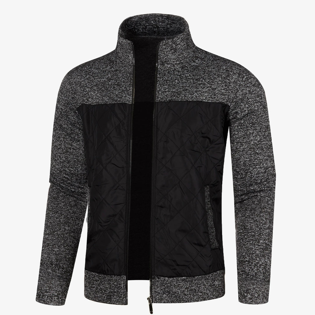Manteau en Tricot pour Hommes avec Col Montant 2