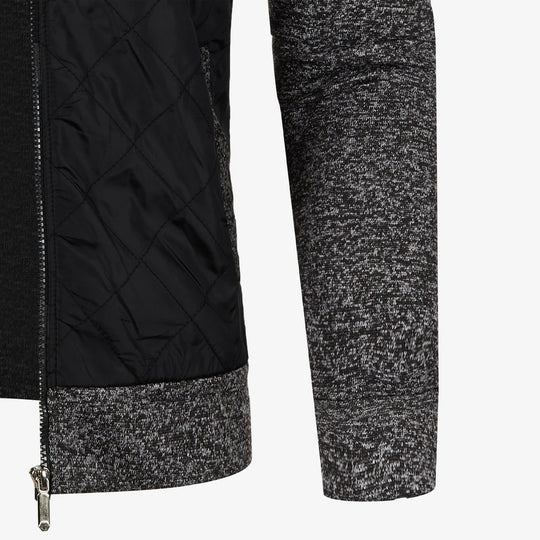 Manteau en Tricot pour Hommes avec Col Montant 5