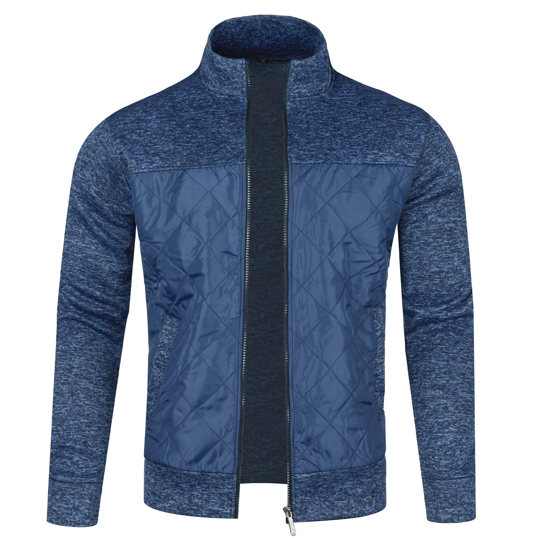 Manteau en Tricot pour Hommes avec Col Montant 7