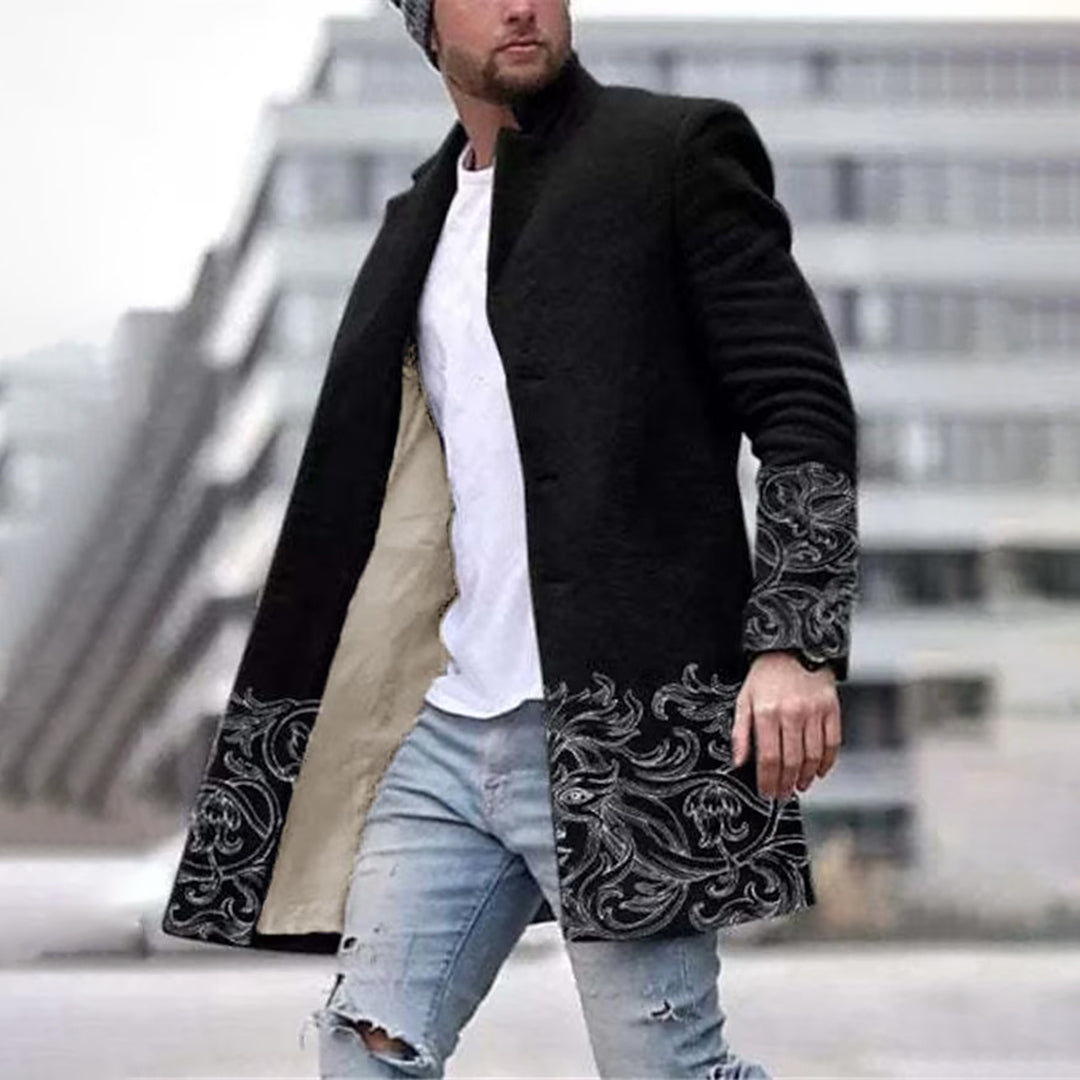 Manteau pour Homme Automnal au Design Unique 2