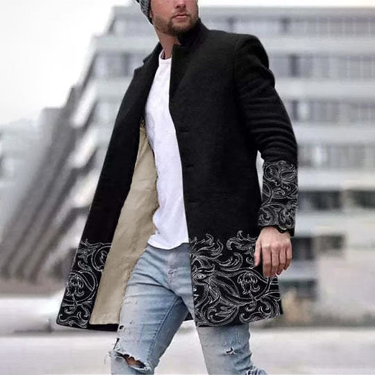 Manteau pour Homme Automnal au Design Unique 2