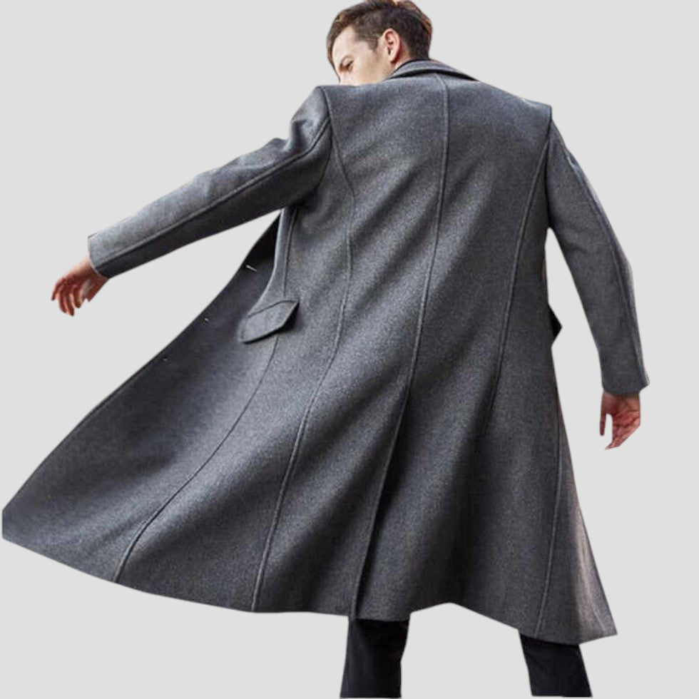 Manteau pour hommes Classique Boutonné 1
