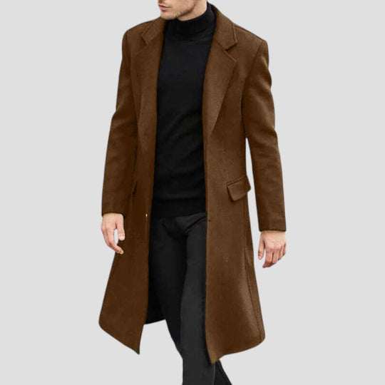 Manteau pour hommes Classique Boutonné 2