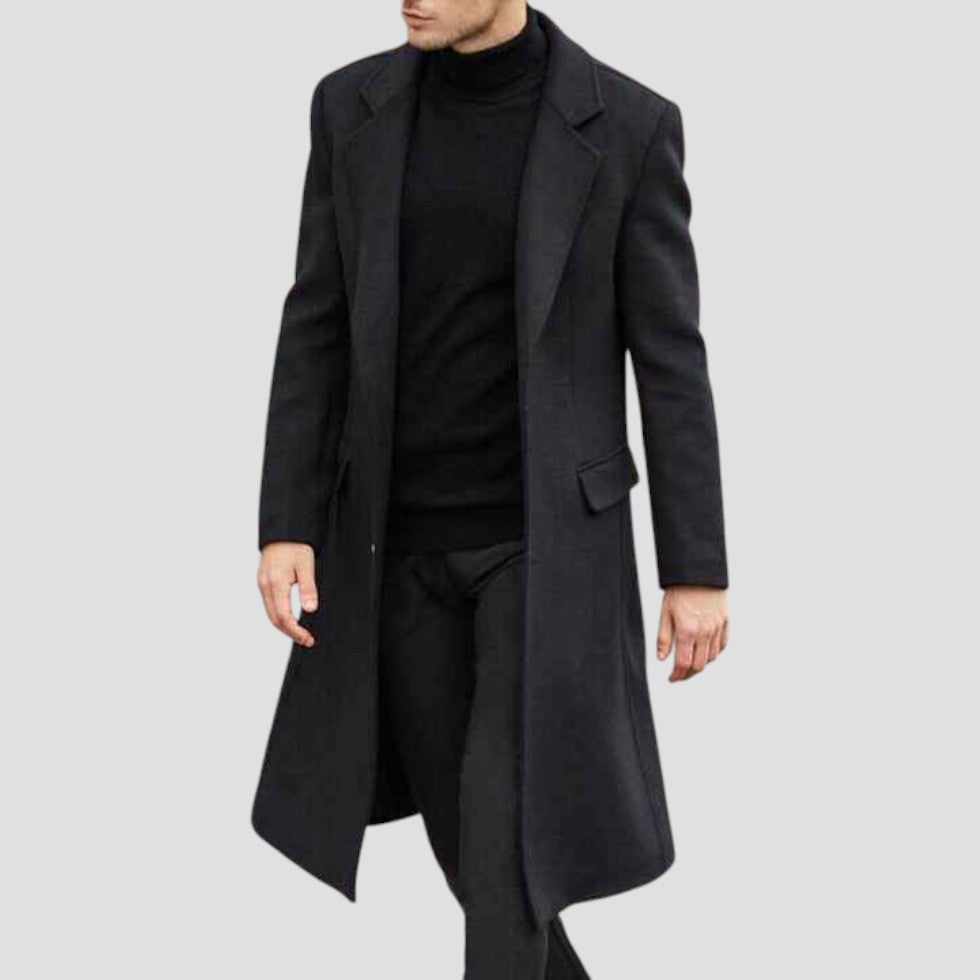 Manteau pour hommes Classique Boutonné 3