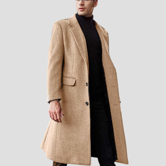 Manteau pour hommes Classique Boutonné 4