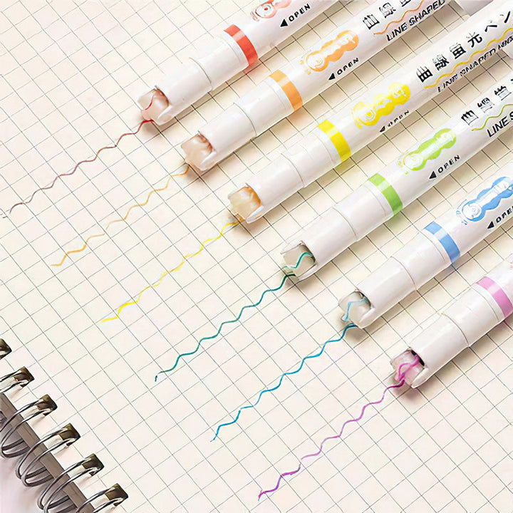 Marqueur Artistique à Double Pointe pour Courbes 5