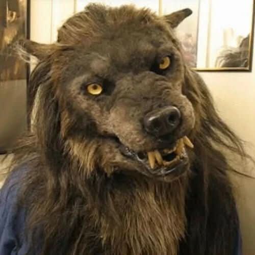Masque de Loup-Garou Réaliste pour Halloween et Cosplay 0