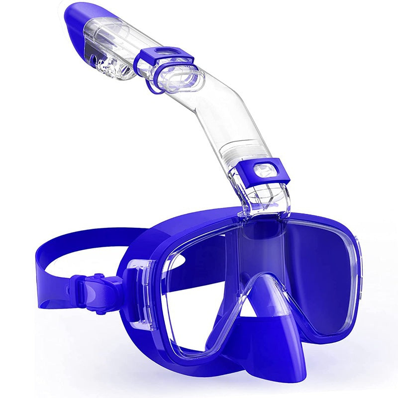 Masque de plongée avec lunettes intégrées pour homme et femme 0