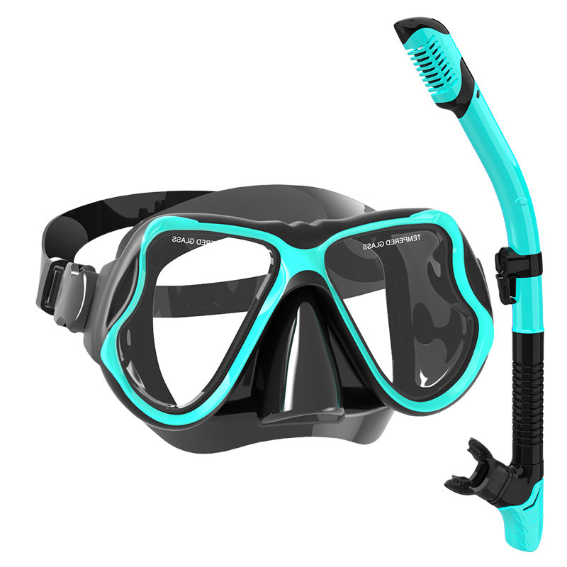 Masque de plongée pour homme et femme avec bord souple et technologie anti-buée 12