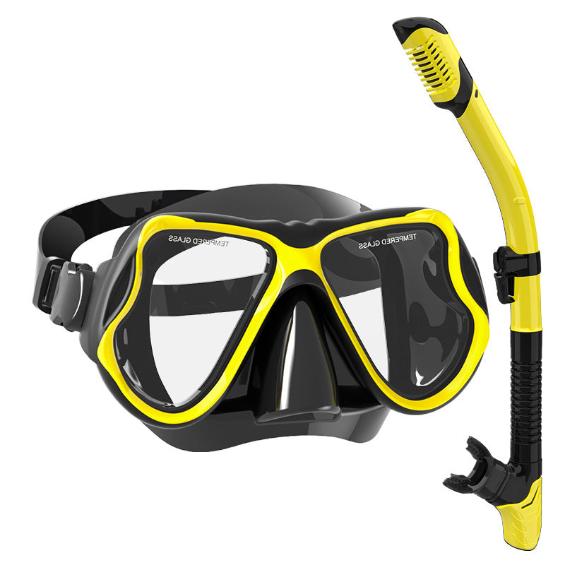 Masque de plongée pour homme et femme avec bord souple et technologie anti-buée 14