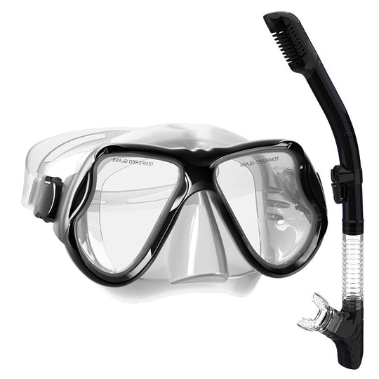Masque de plongée pour homme et femme avec bord souple et technologie anti-buée 15